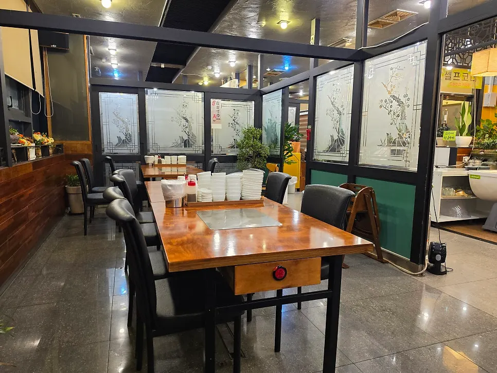 Interior view of the spacious main hall seating