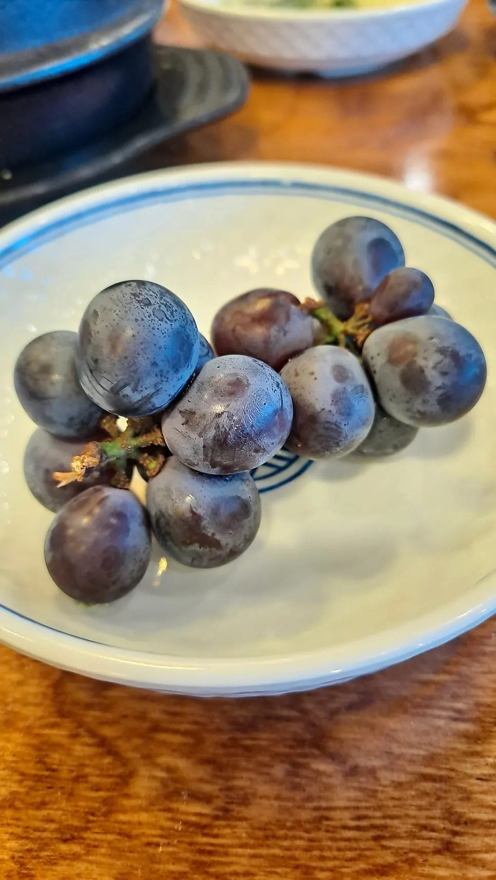 Dessert corner with clay-oven roasted sweet potatoes