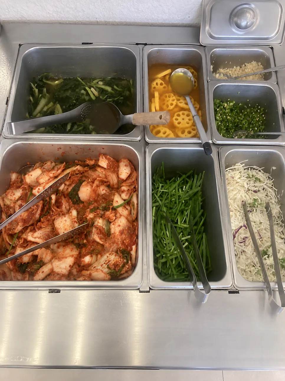 Menu board with pork cutlet and stir-fried octopus