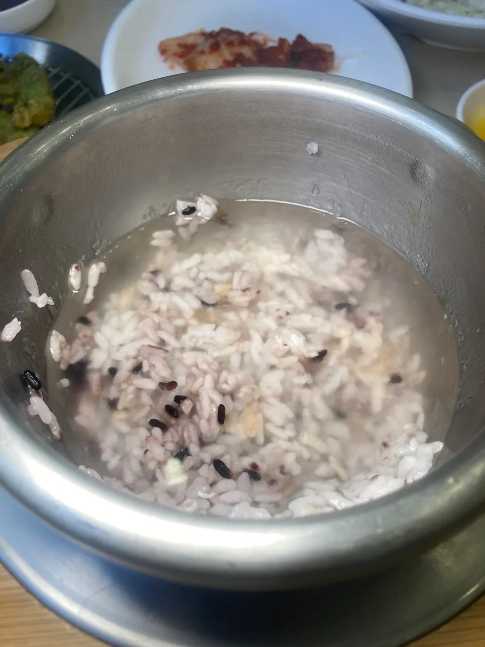 Side dishes at the self-serve bar