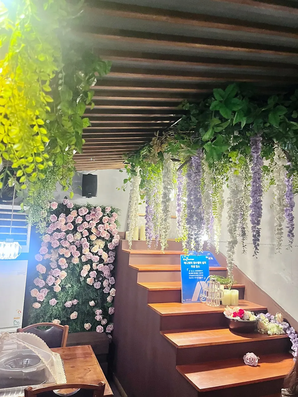 Interior of Gwangseonjip with wood-toned decor
