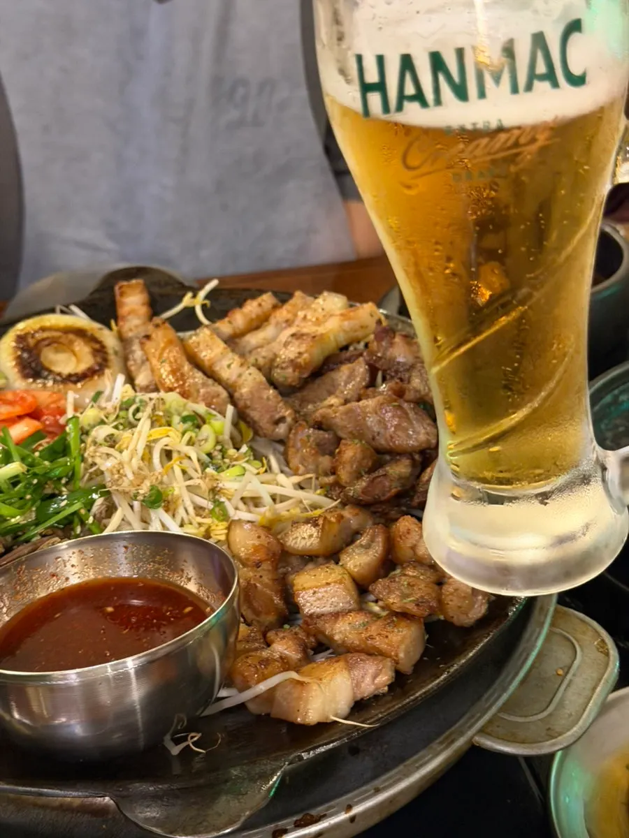 The three specialty cuts: kkodeulsal, ppolsal, and Jeju samgyeopsal