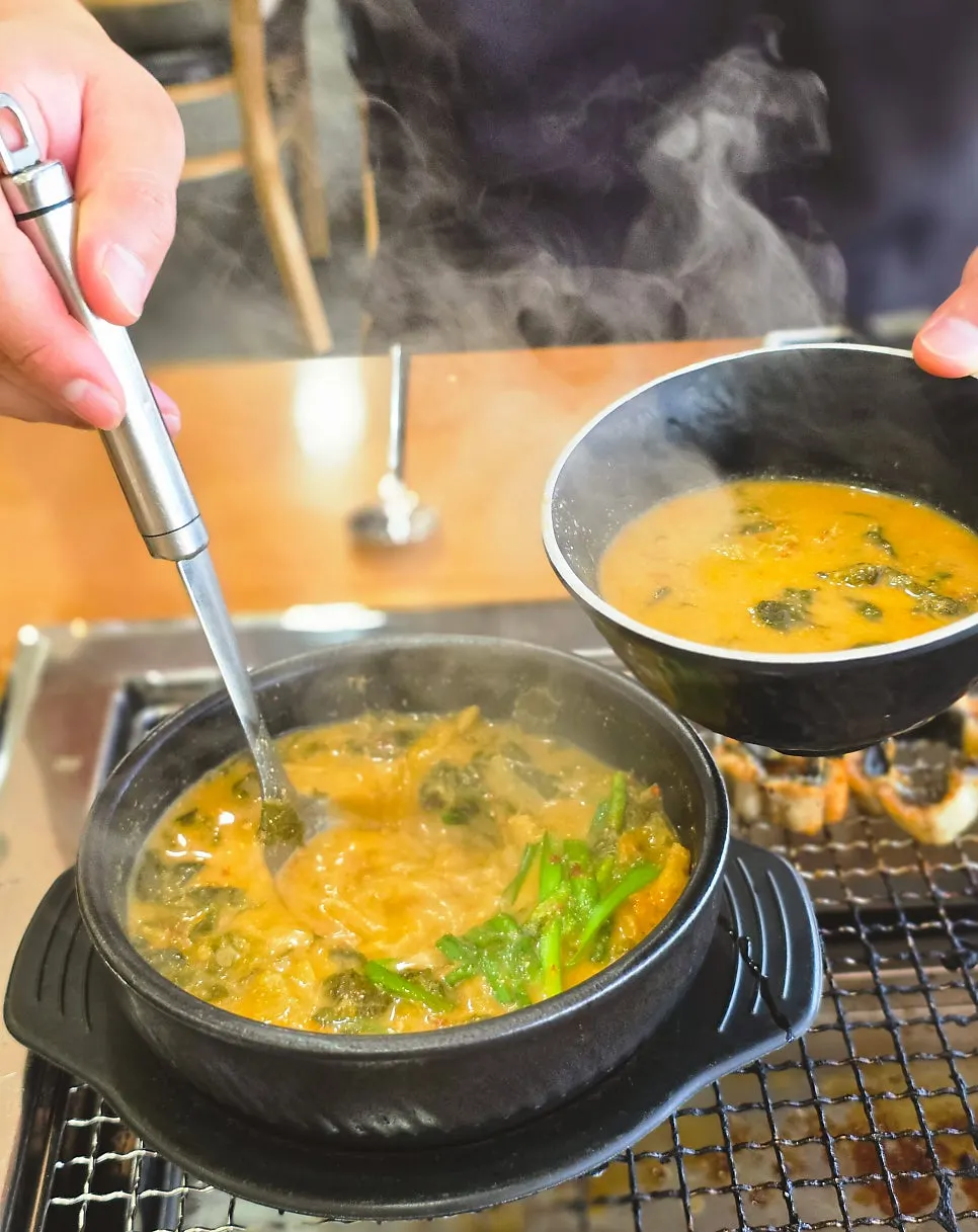 A bowl of rich eel soup