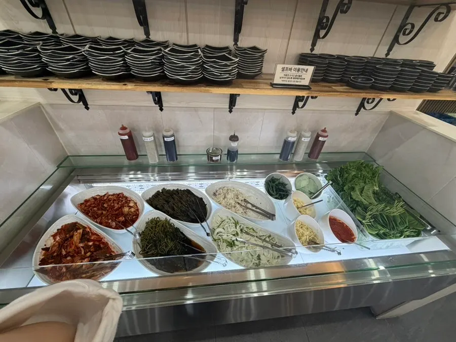 기본 상차림과 밑반찬