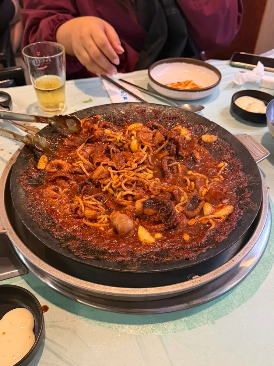 당면이 들어간 쭈꾸미 볶음
