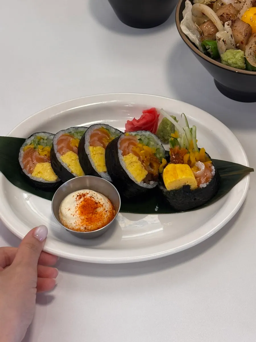 Tablet ordering and menu at Choi Dining
