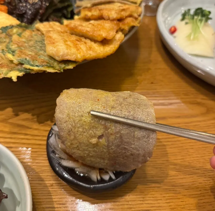 부드러운 육전과 파절이