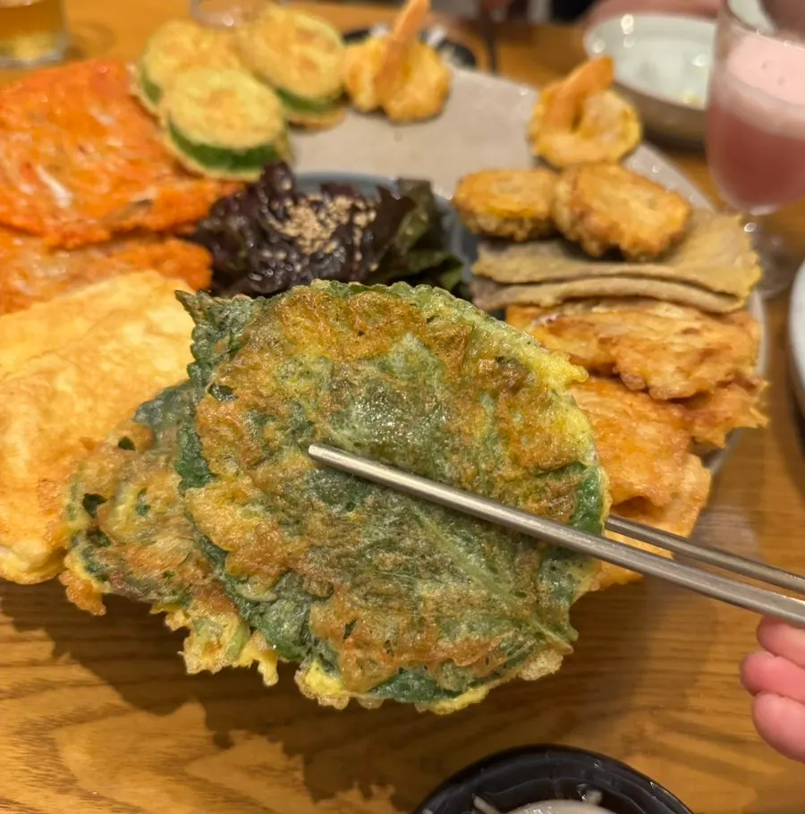 고기소가 꽉 찬 깻잎전