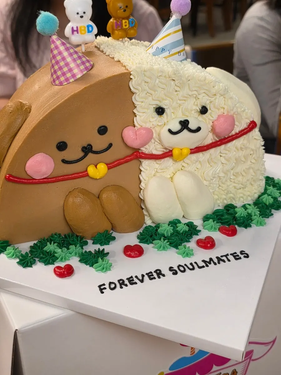Cake friends brought for the wedding-invitation gathering