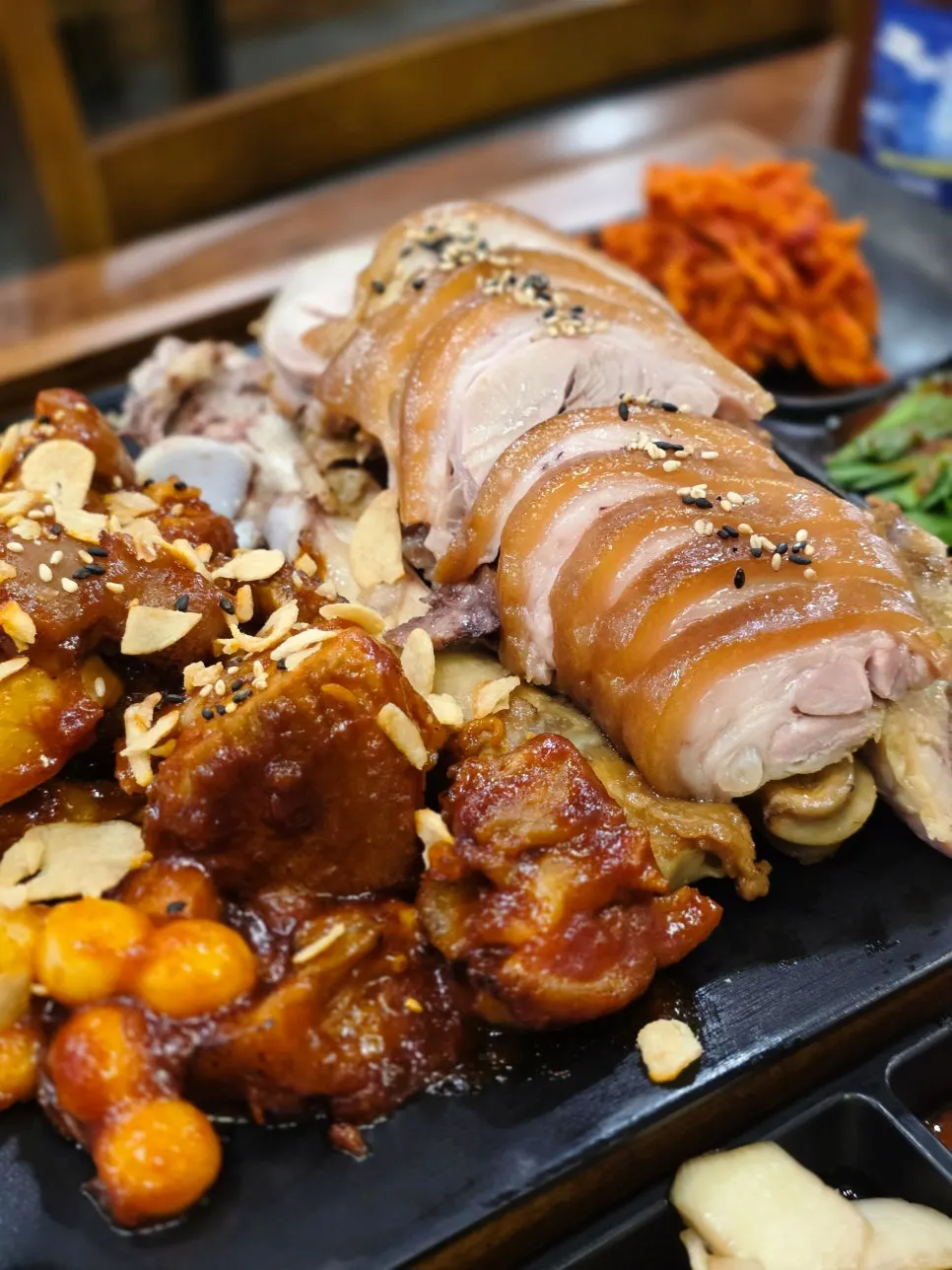 A piece of plain jokbal with skin and meat attached