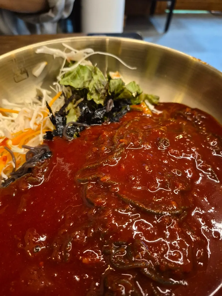 매콤달콤한 불족발 클로즈업