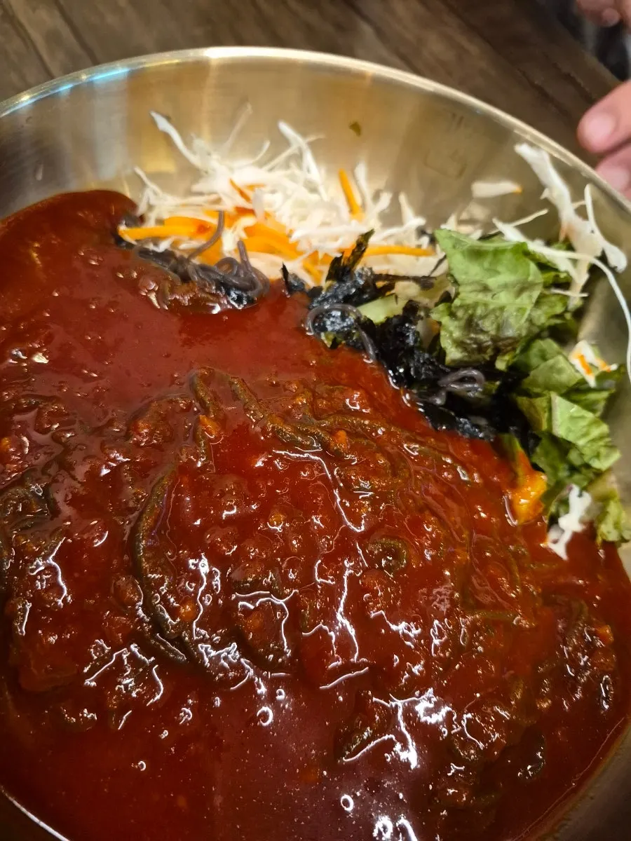 족발과 함께 주문한 막국수