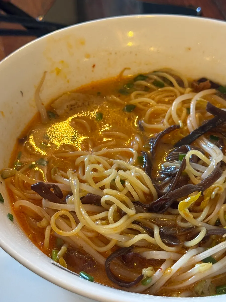 Spicy secret sauce on the table