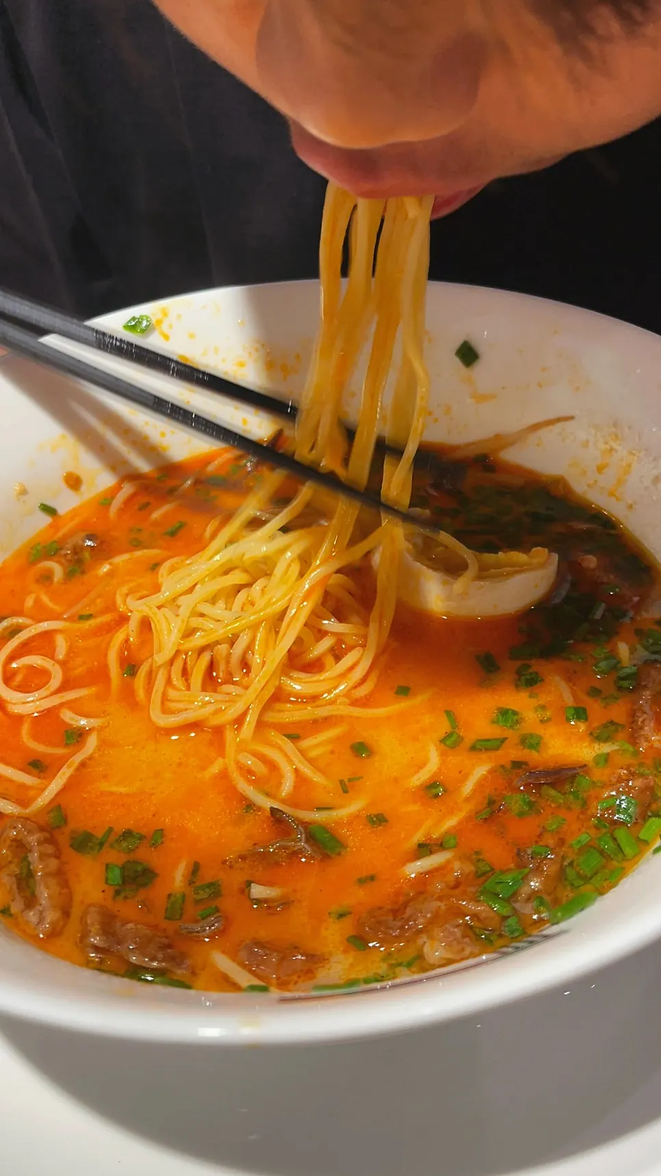 Table after finishing the meal at Gyedan Ramen Mokdong Branch
