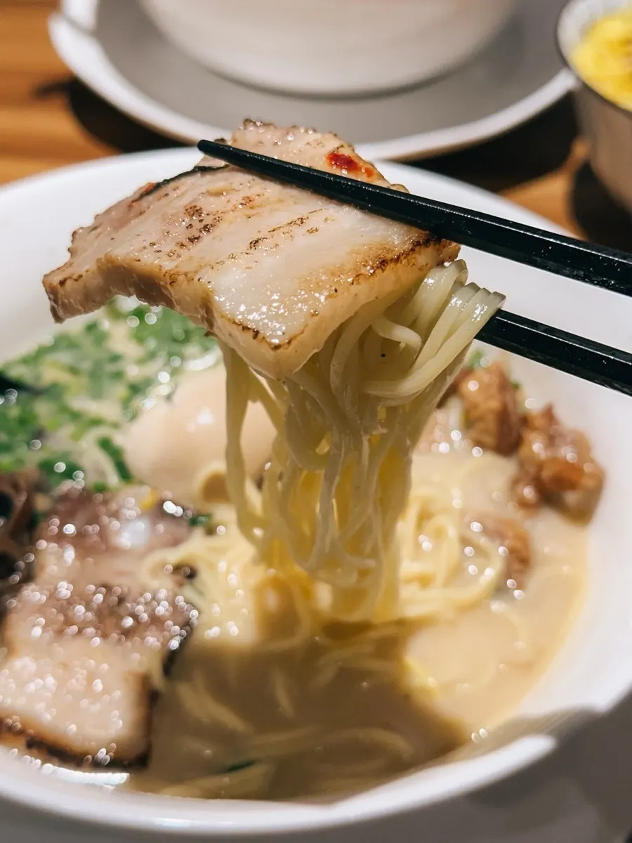 Tamagobap served alongside the ramen