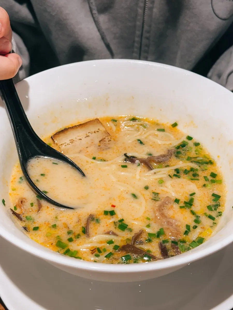 Broth turned spicy after adding the secret sauce