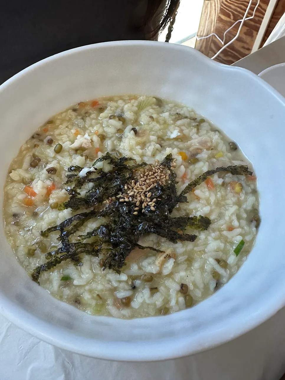 Clam porridge made with clams from Byeonsan, Buan