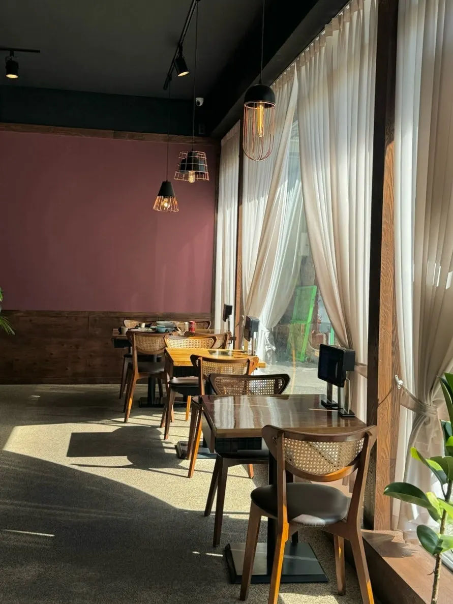 Interior of Gyeomson Donkatsu Geomdan Branch