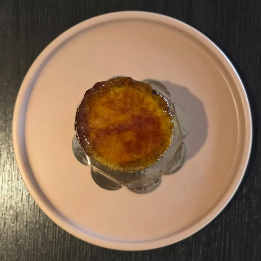 Brûléed Matcha Custard Baum
