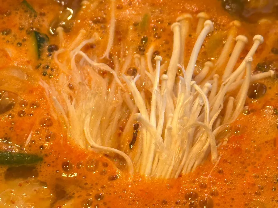 Doenjang stew served together with the set menu