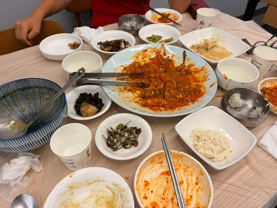 Rice mixed with abalone seafood stew seasoning