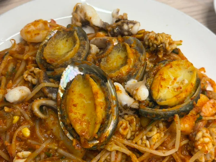 경주 완도참전복집 전복해물찜 상차림