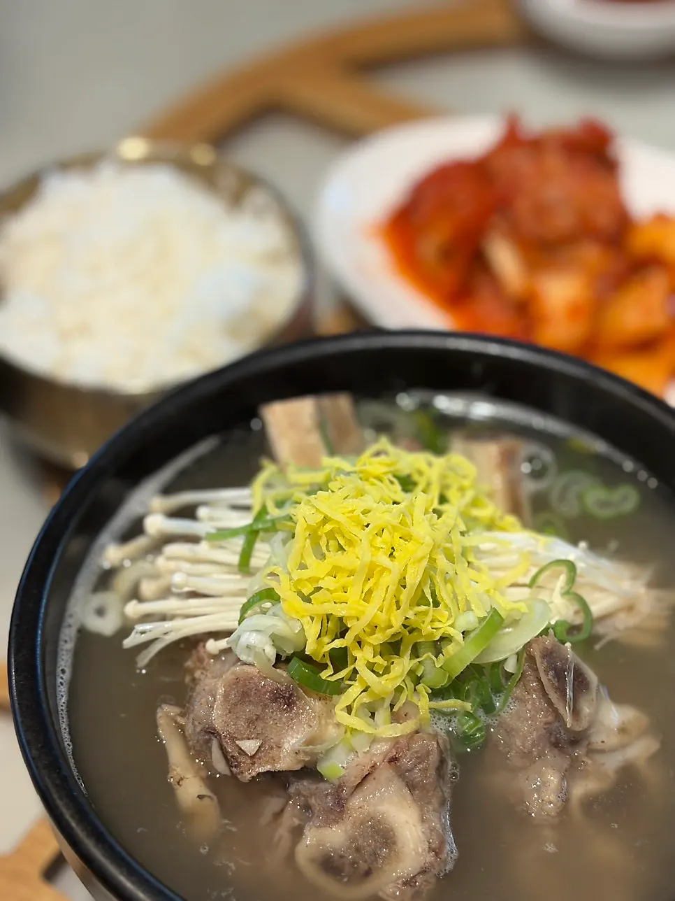 효은옥 갈비탕과 떡갈비 상차림