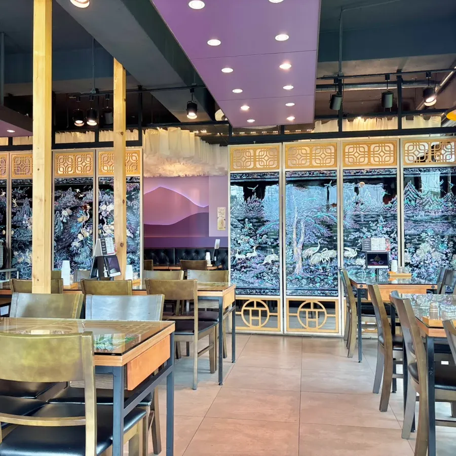 Room-style seating at Hyoeunok for group dining