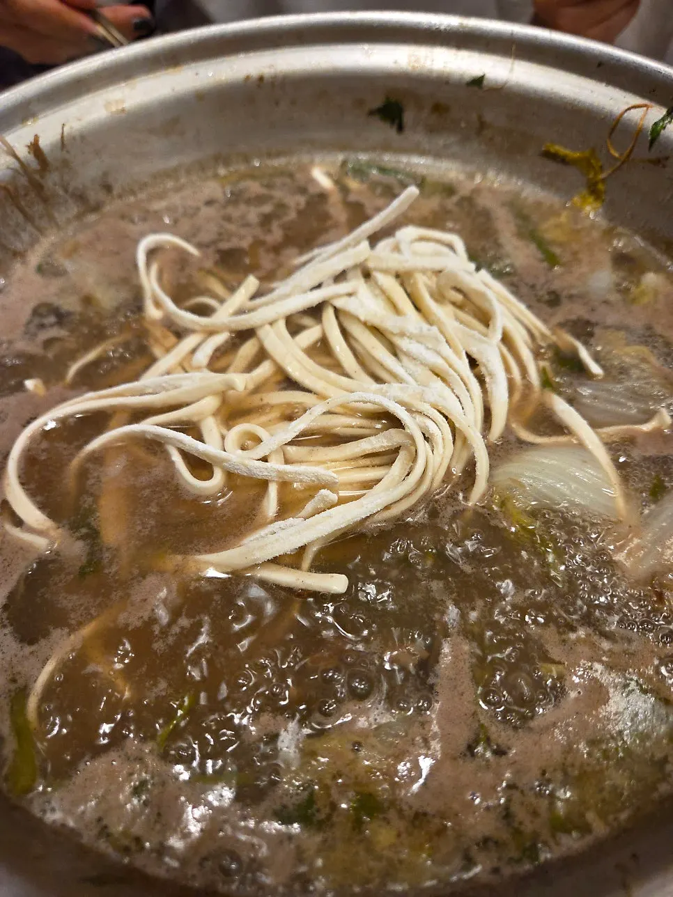 전골 육수에 넣는 칼국수 면