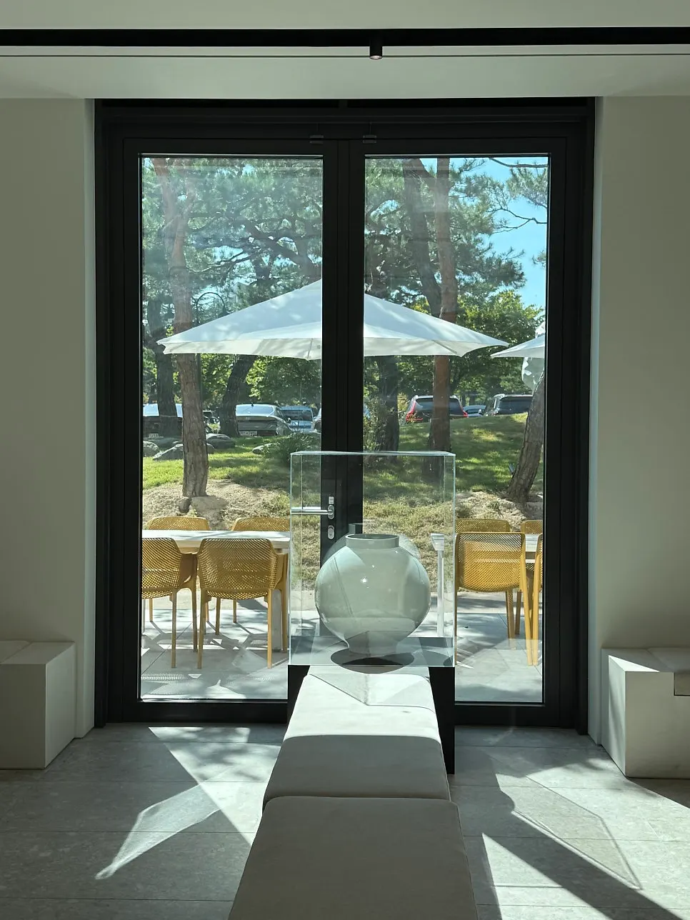 Sunlit window seating