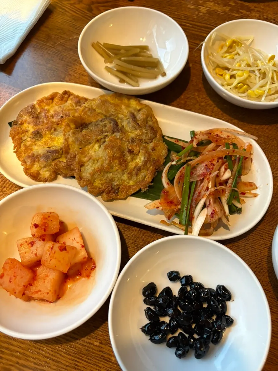 Yukjeon ordered as a side dish