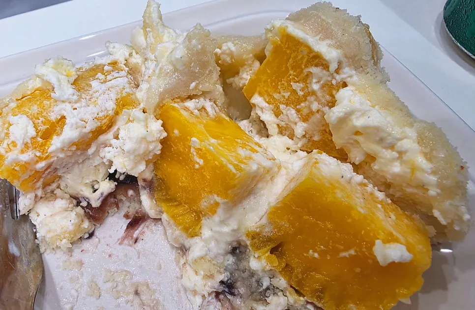 Packaged fruit mochi desserts
