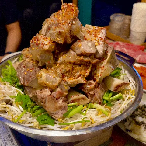 경주 미나리 소갈비 전골 세트