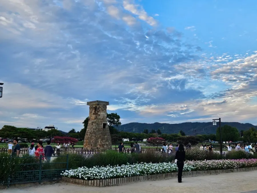Gyeongju scenery near Cheomseongdae and Daereungwon