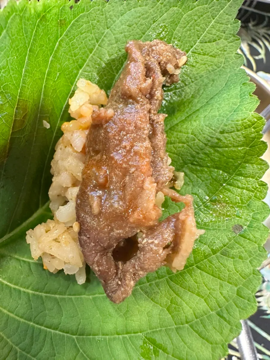 Gyeongju Korean beef yukhoe and cockle salad