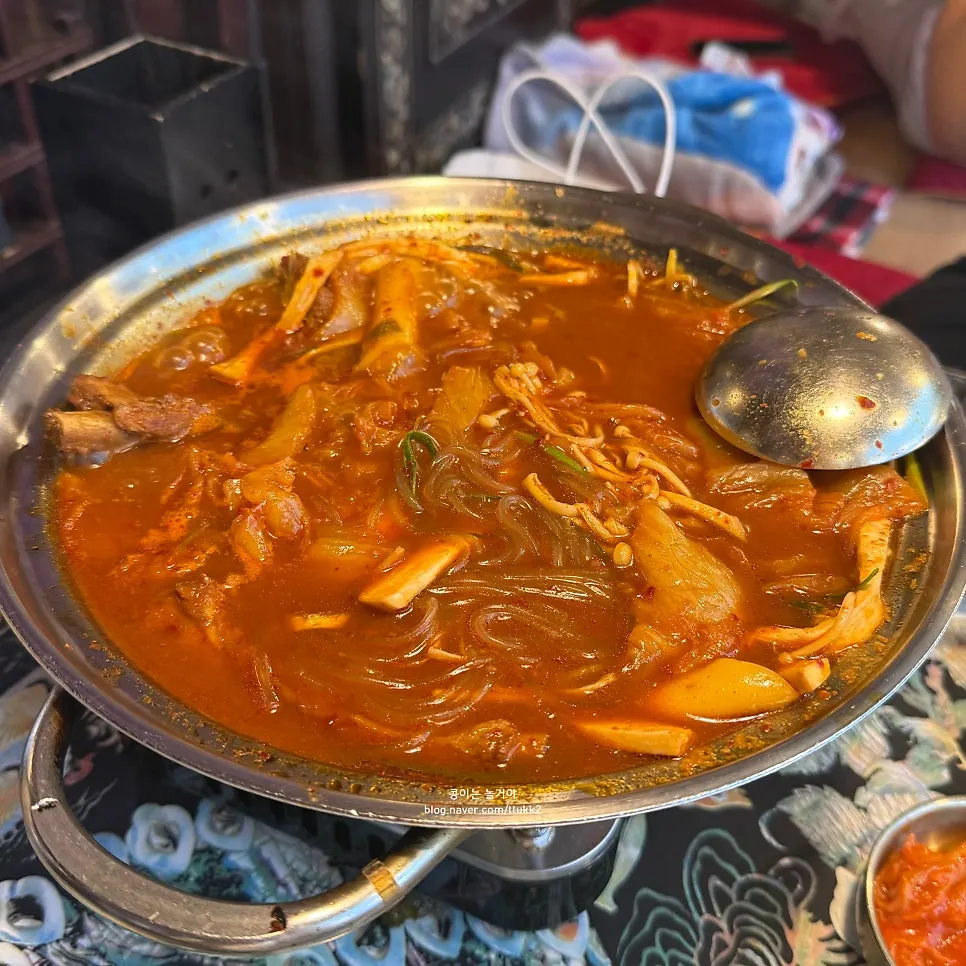 Jar-aged 60-day kimchi rib stew