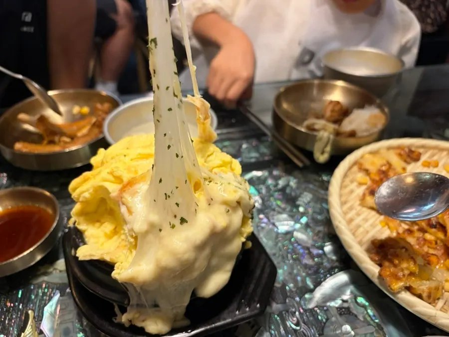 왕릉 모양 폭탄 계란찜 측면 모습
