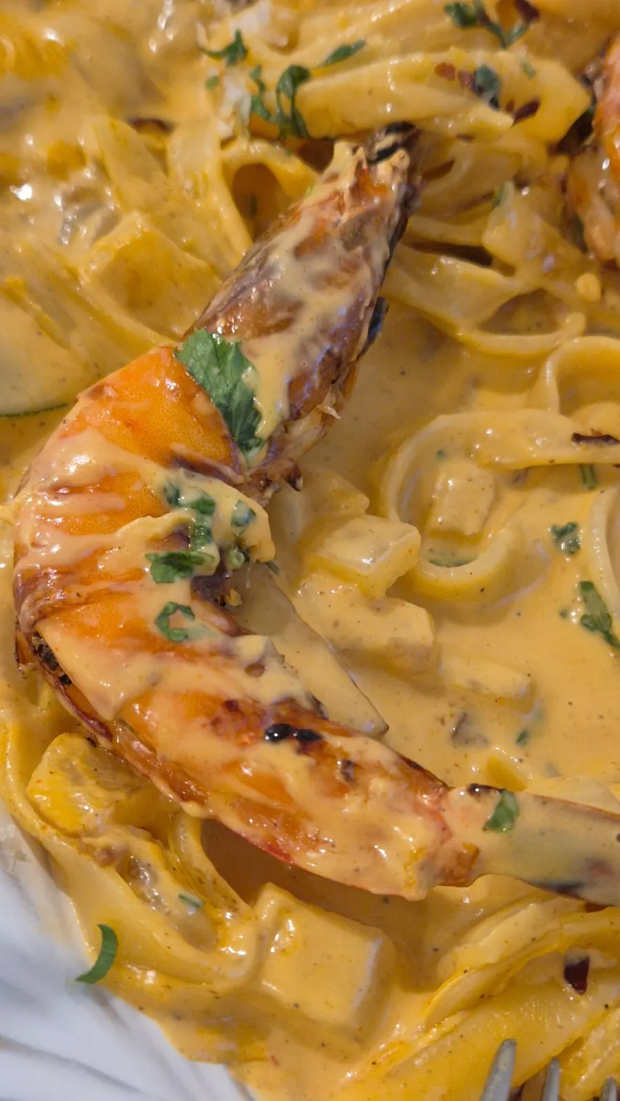 Close-up of the Toowoomba pasta