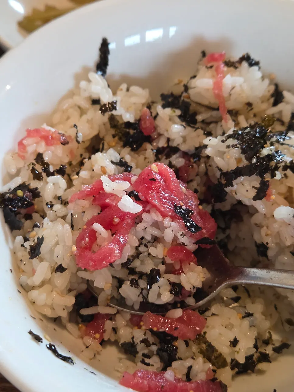 A bowl of pollack roe rice