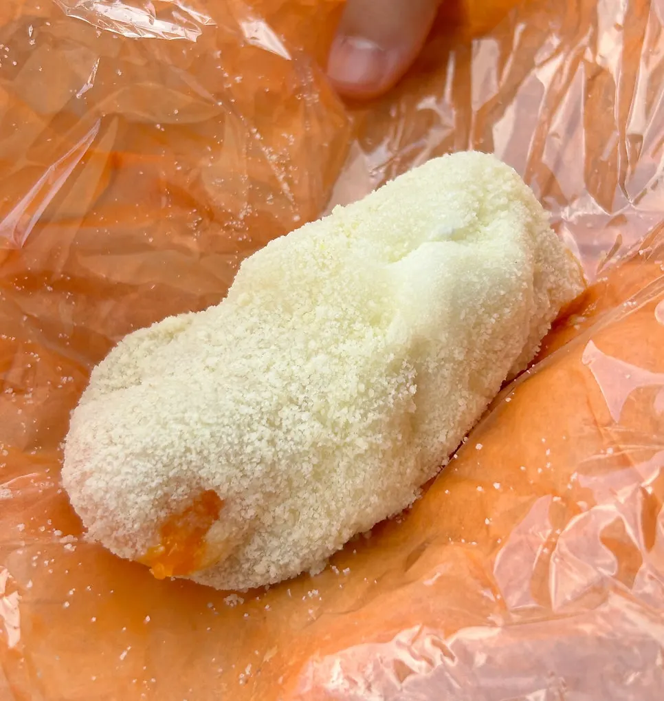 색상으로 맛을 구분한 타르당 과일모찌 세 종류