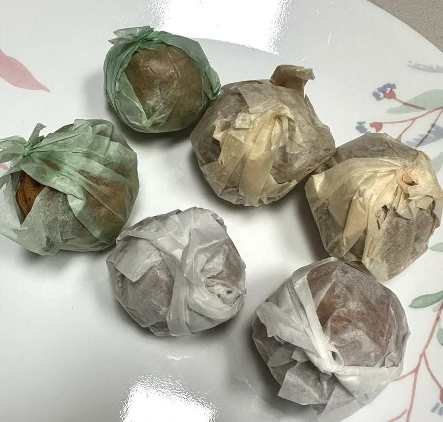 Individually wrapped walnut pastries by flavor