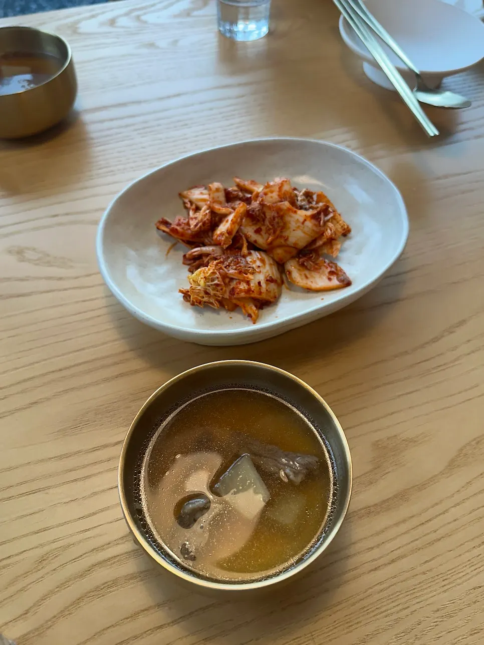 고유 기본 상차림