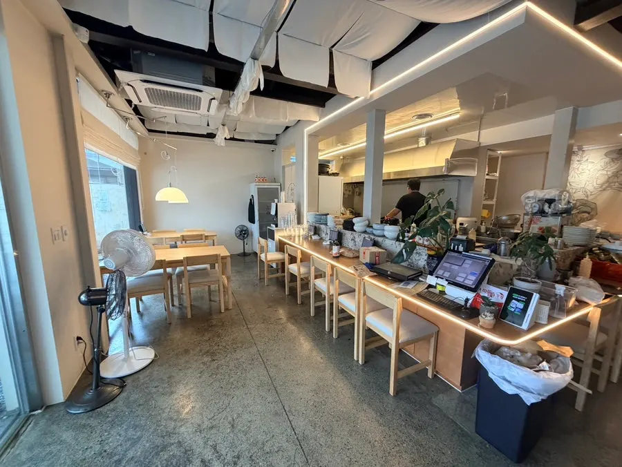 Calm seating area at Goyu