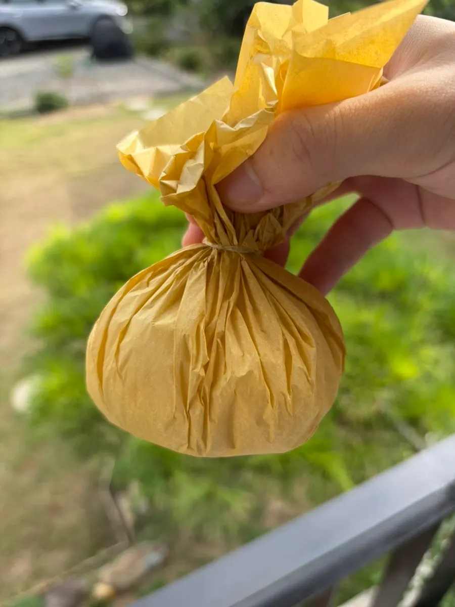 보자기로 감싼 타르당 과일모찌