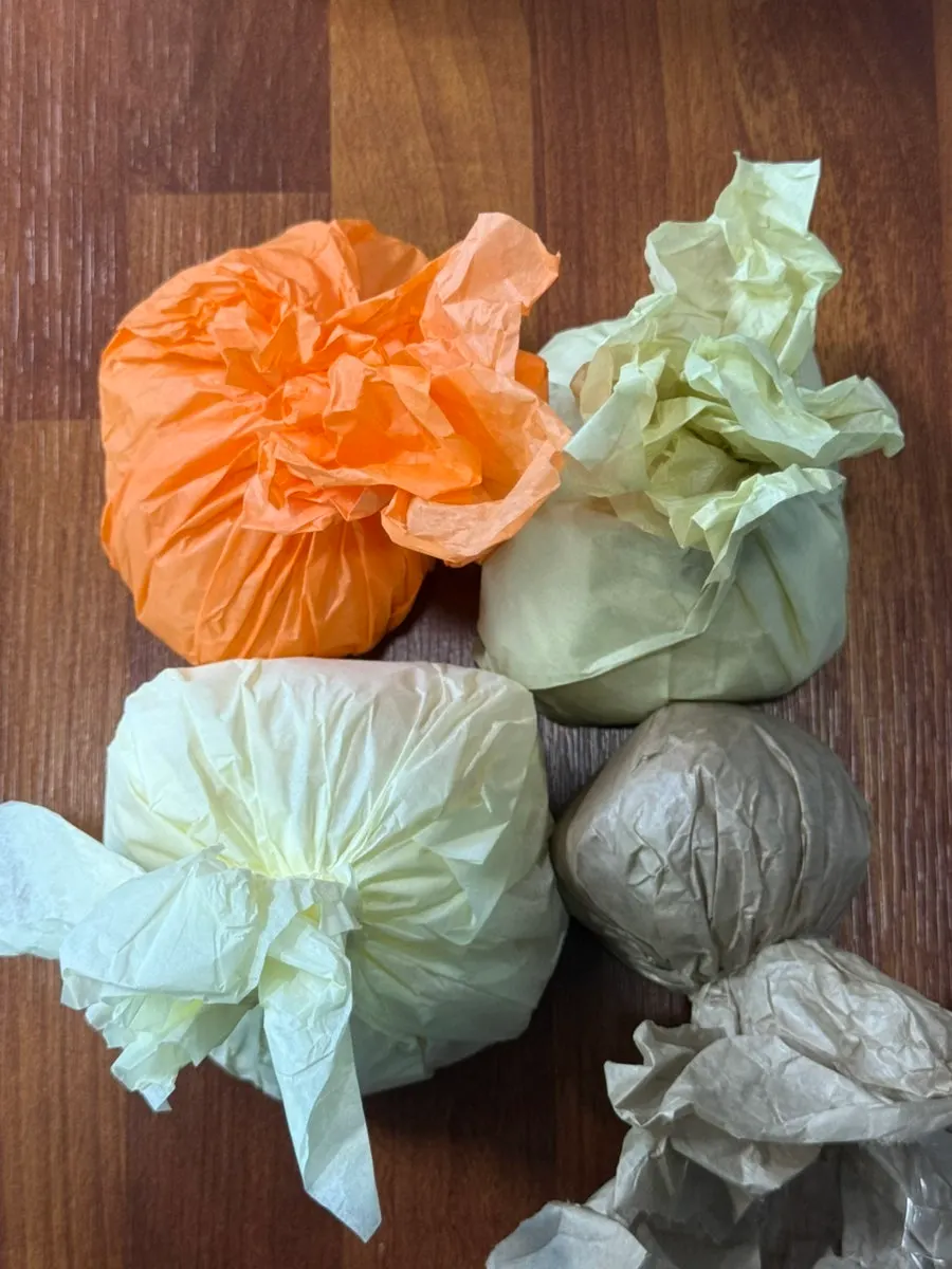 Tareudang mochi wrapped nicely in hanji paper