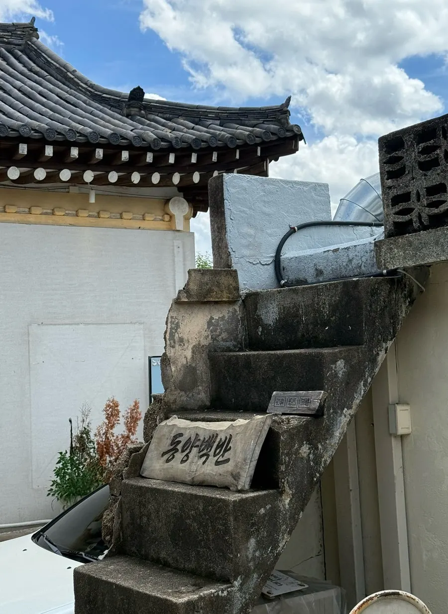 靠近入口的庭院景色