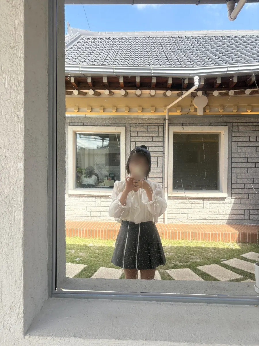 Mirror inside Midam Kitchen, great for photos