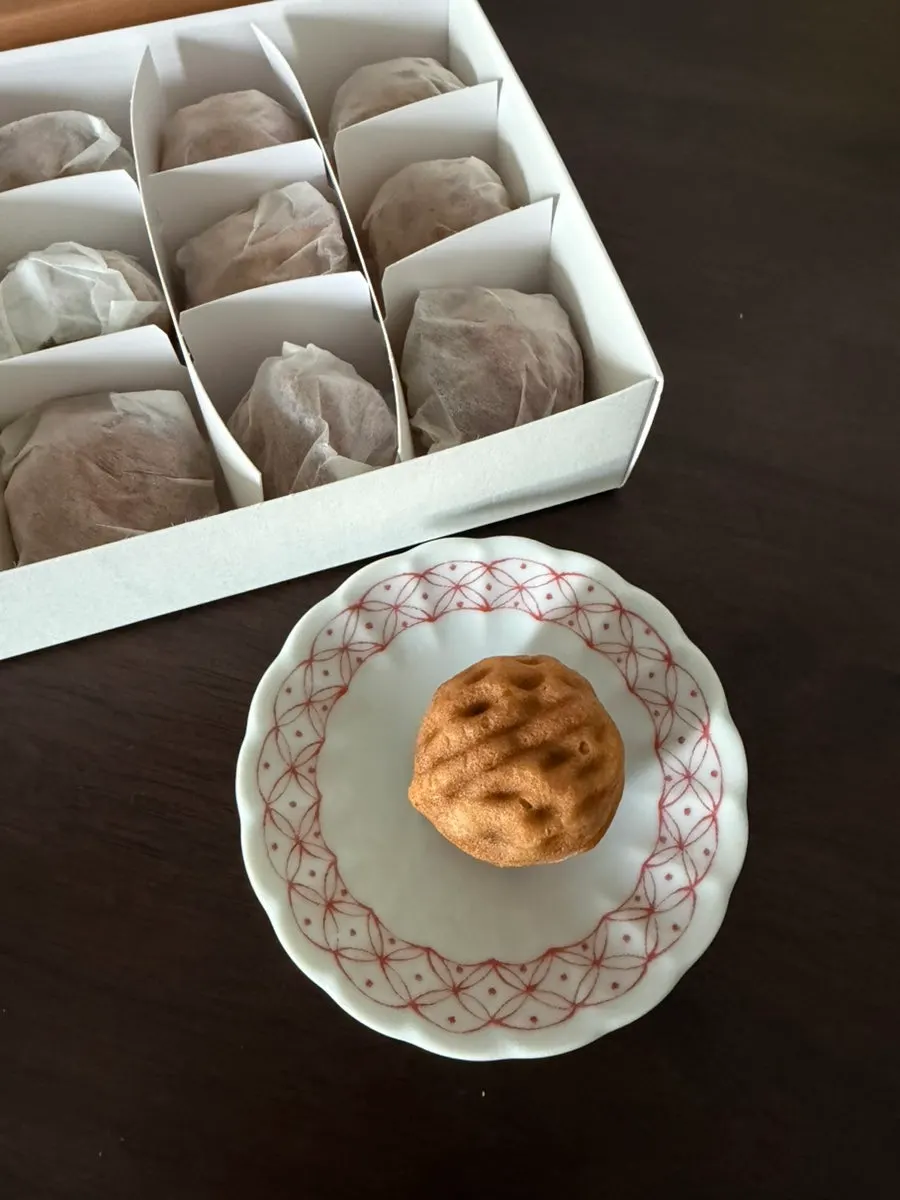 Walnut pastries served alongside coffee