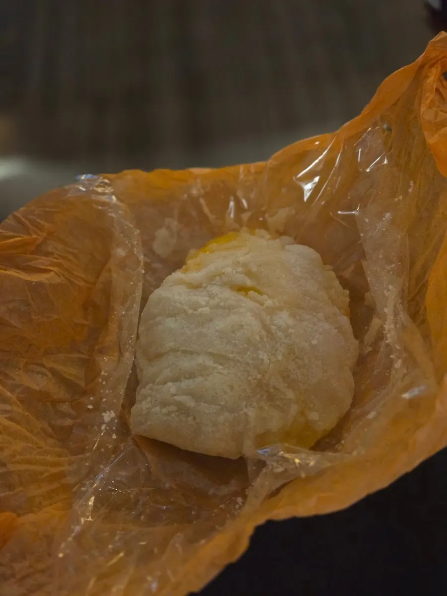 Exterior of the mango yogurt mochi