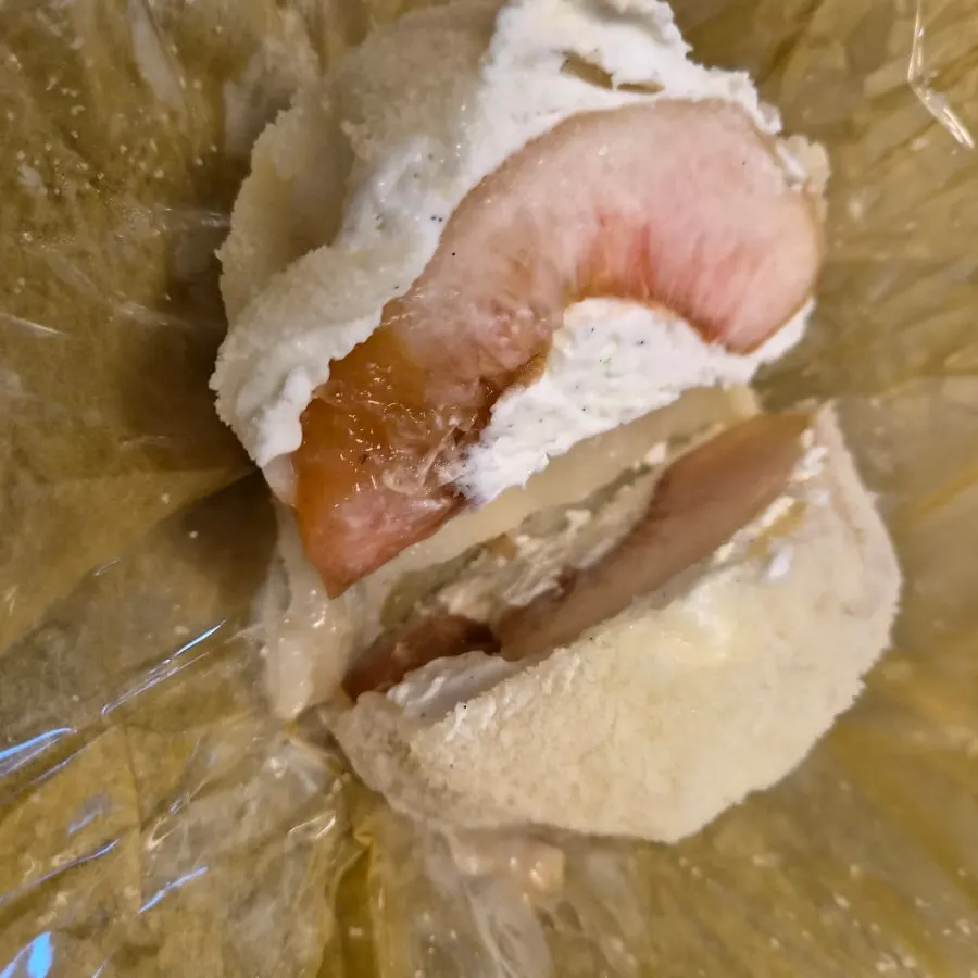복숭아가 들어간 복숭아요거트모찌